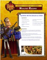 Book of Life Quinoa with Chiles & Corn Recipe