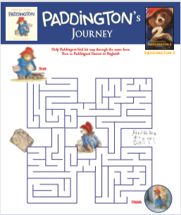 Paddington Bear Maze