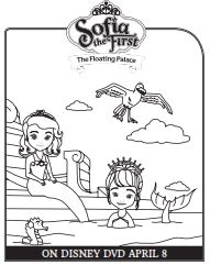 Sofia the First 7 color pages