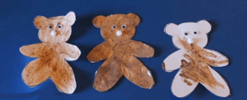Cinnamon Paint Teddy Bears