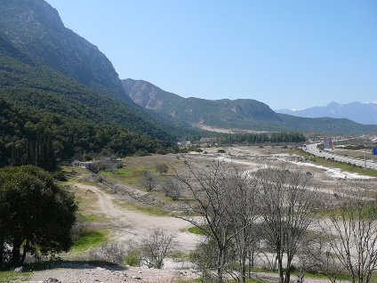The pass of Thermopylae