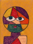 Paul Klee Oil Pastel Klee Portrait