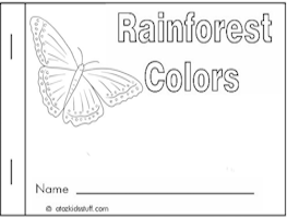 Rainforest Colors Mini Book