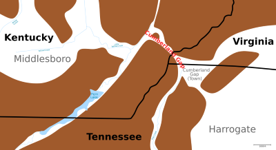Cumberland Gap Map