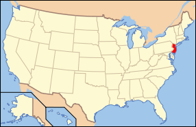 New Jersey Map USA
