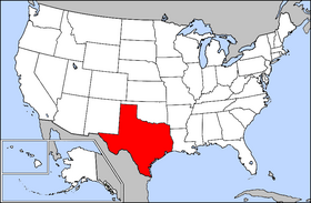 USA Texas Map