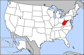 West Virginia Map USA