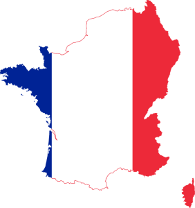 France Map Flag