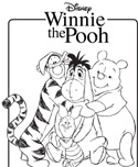Winnie the Pooh color pages