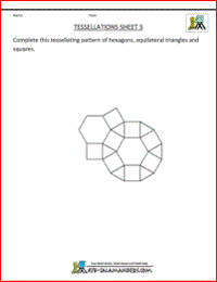 Tessellation Shape Worksheet
