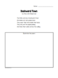 Backward Town Poem