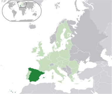 Spain globe