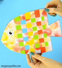 Fish Paper Weaving Craft