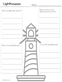 Lighthouse Worksheet